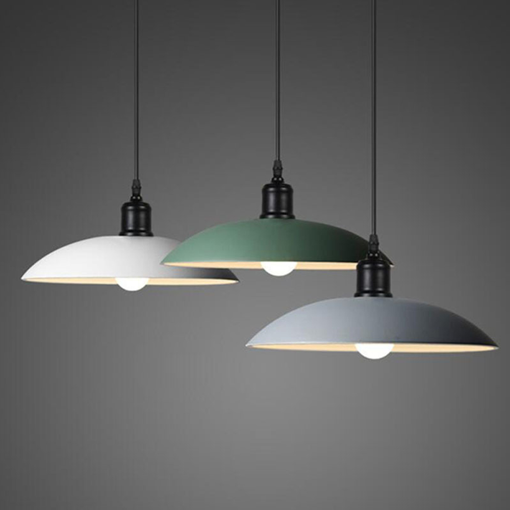 Simple Dining Table Chandelier Creative Loft American Single Head Bar Metal Pendant Lamp