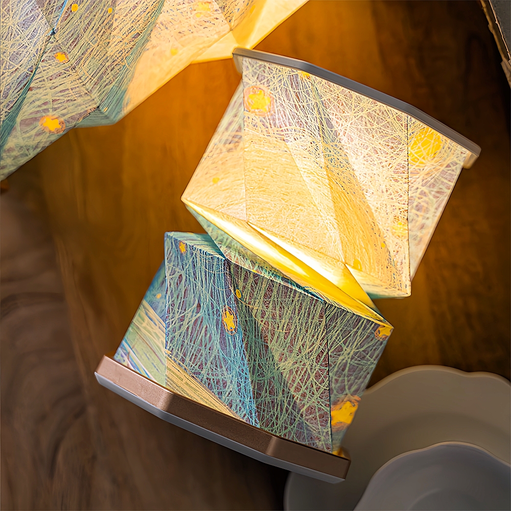Starry Folding Paper Night Light Creative Gift Table Light