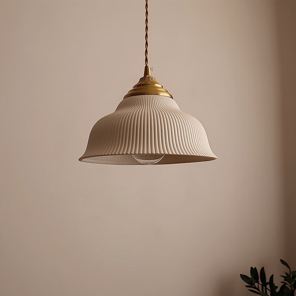 Modern bedroom bedside lamp minimalist and creative circular glass chandelier