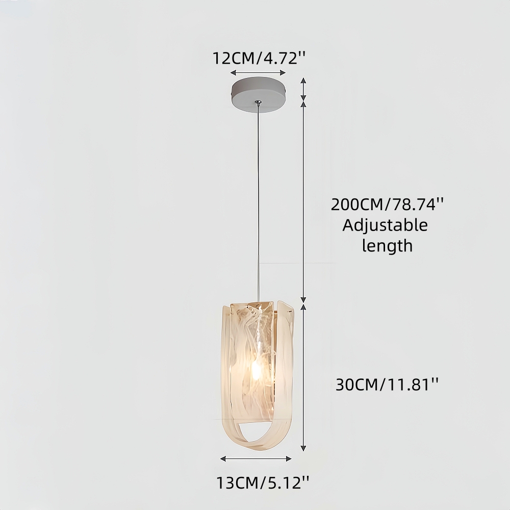 French Mist Glass Chandelier For Living Room And Bedroom