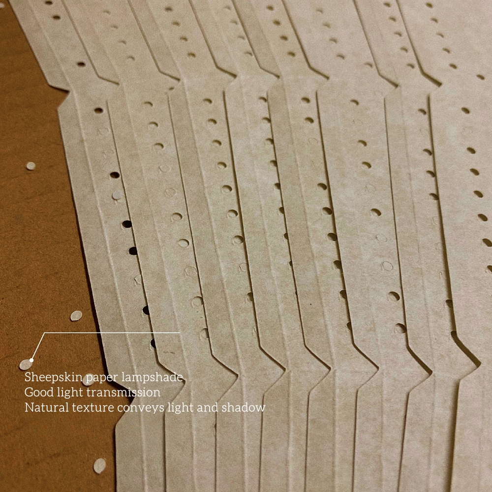 Letter Desk Lamp Handmade Parchment Lampshade