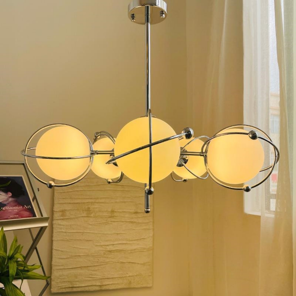 Bauhaus Space Element Glass Pendant Living Room Magic Bean Lighting Fixture