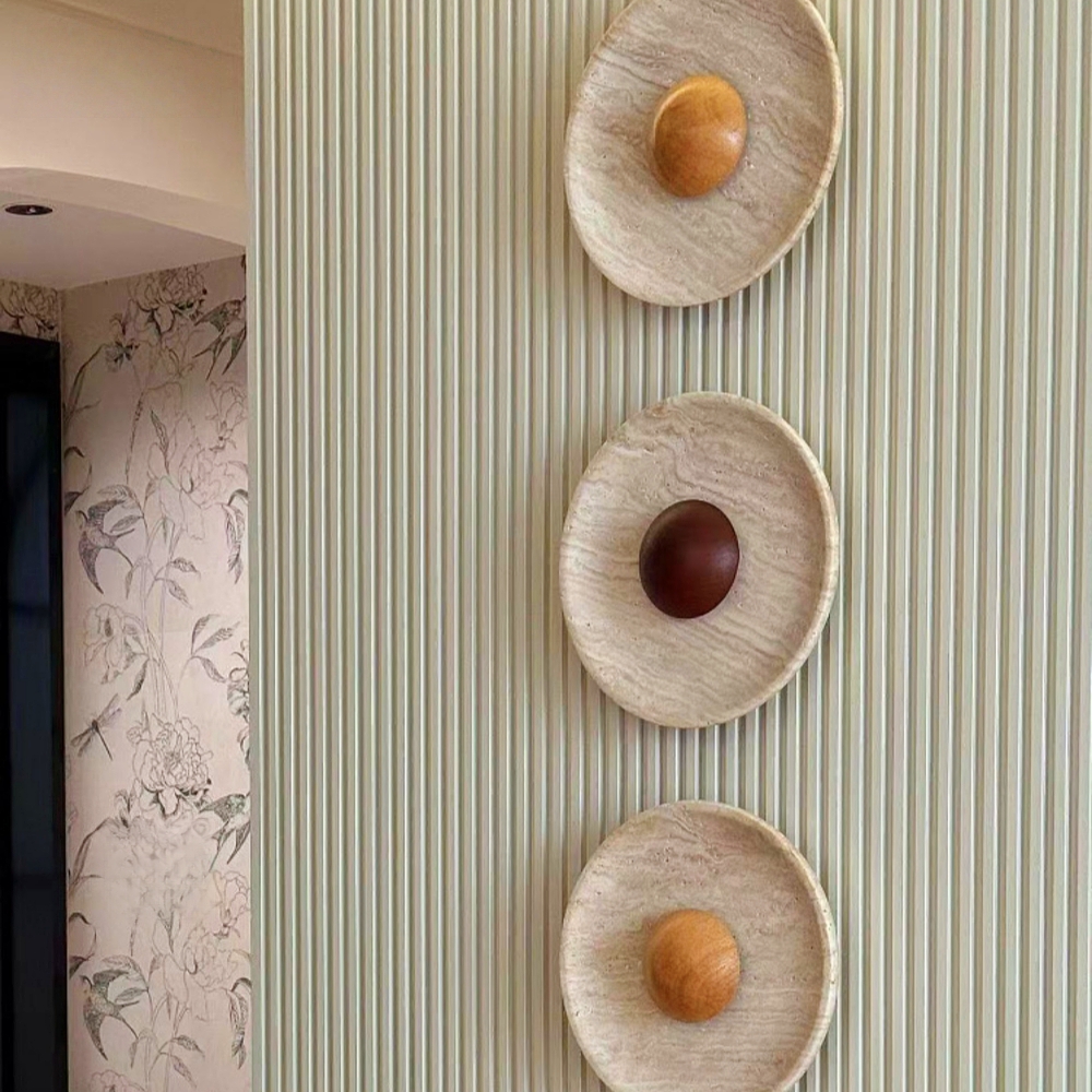 Wabi Sabi Yellow Cave Stone Natural Textural Bedside Light