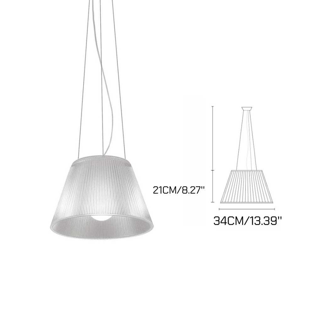 Italian Modern Glass Pendant Light Restaurant Bar Counter Decor Lighting