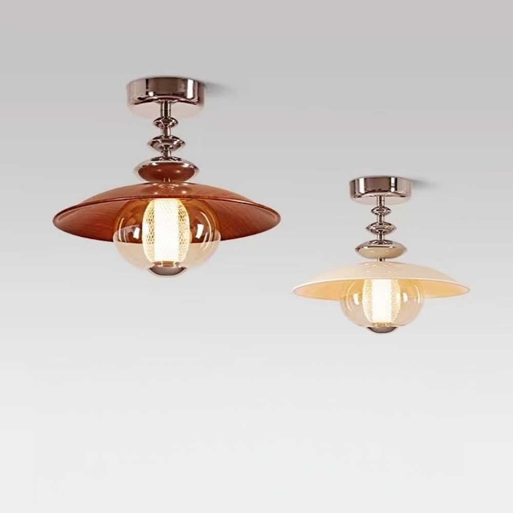 Retro Bauhaus Corridor Ceiling Light