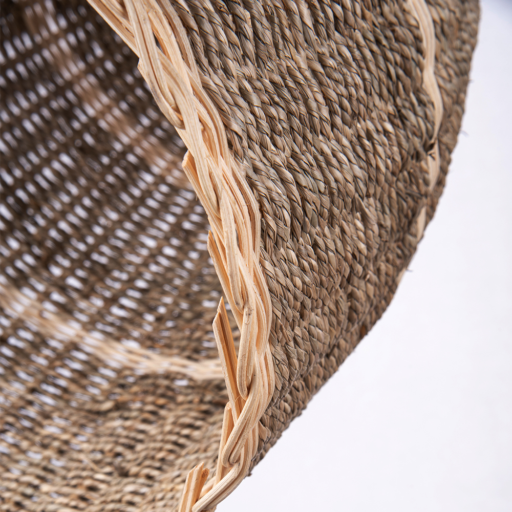 Farmhouse Wabi sabi Rattan Hanging Chandelier Restaurant Pendant Light