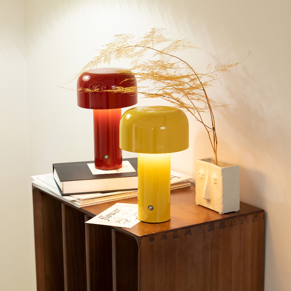 Designer creative mushroom table lamp portable bedside lamp desk lamp