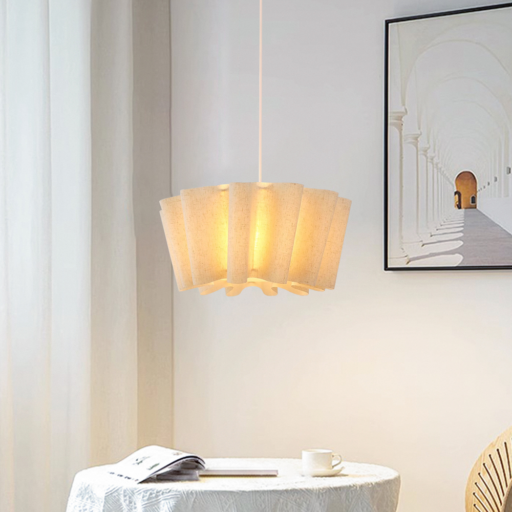 Japanese Retro Artistic Fabric Chandelier Wabi-sabi Home decor Pendant Light