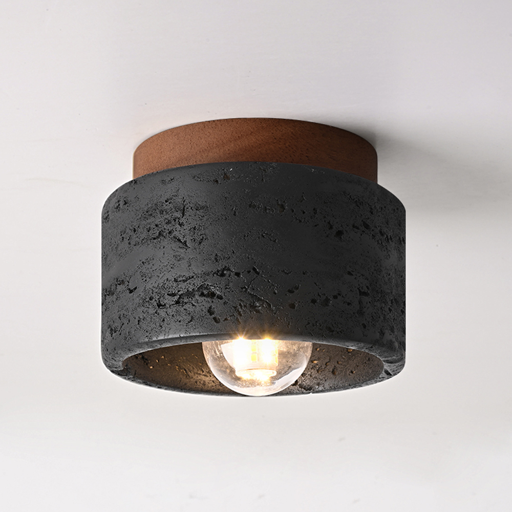 Wabi-sabi  Aisle Spot Light Living Room Wood Ceiling Lamp Designer Downlight