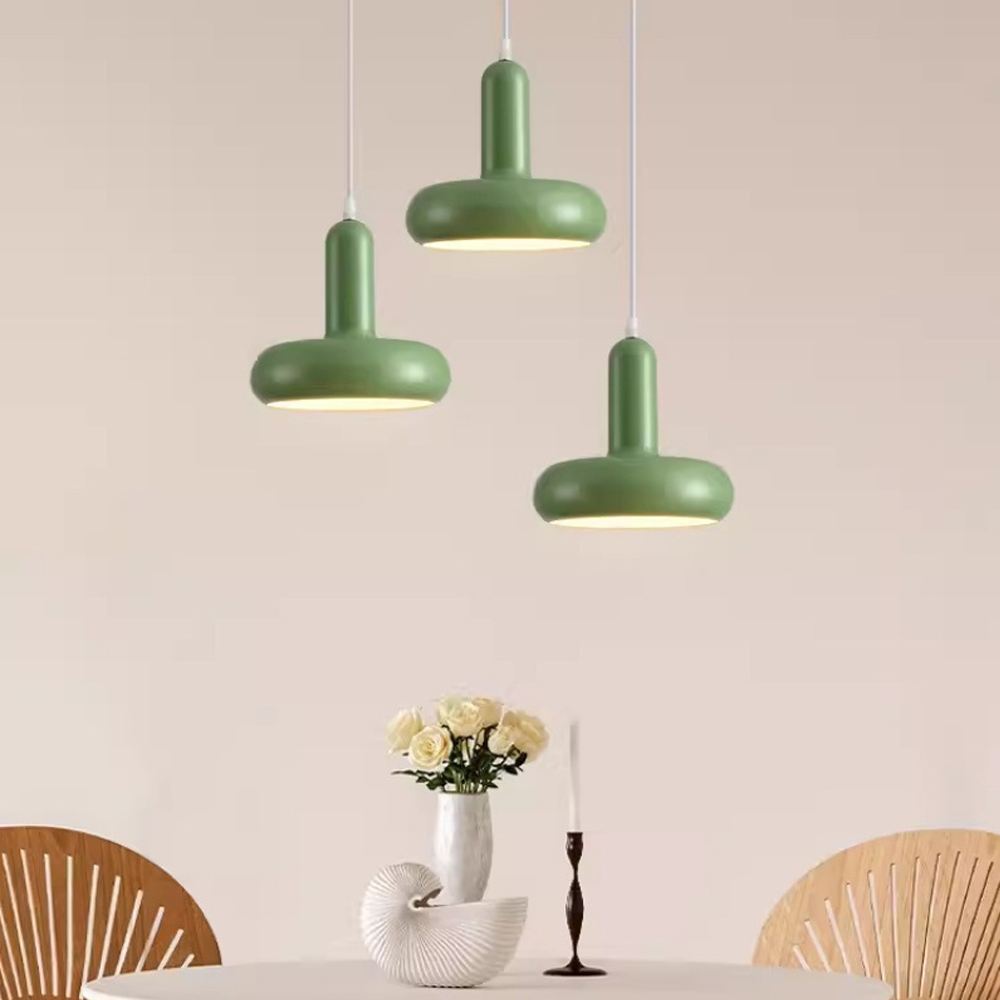 Bauhaus Restaurant Small Metal Chandelier Designer Three-head Dining Table Bar Lamp