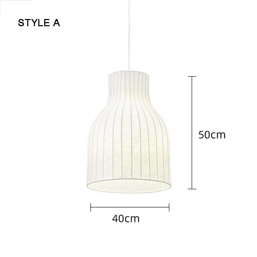 Handmade Elegant Fabric Pendant Lamp Unique Design Boho Chandelier for Cozy Living Rooms