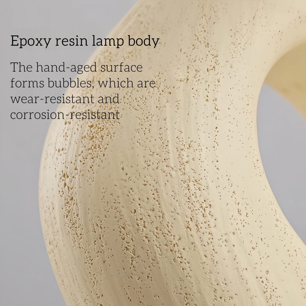 Wabi Sabi Style Retro Creative Resin Desk Lamp