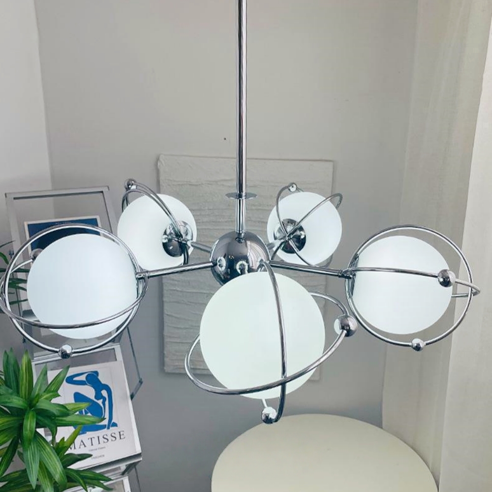 Bauhaus Space Element Glass Pendant Living Room Magic Bean Lighting Fixture