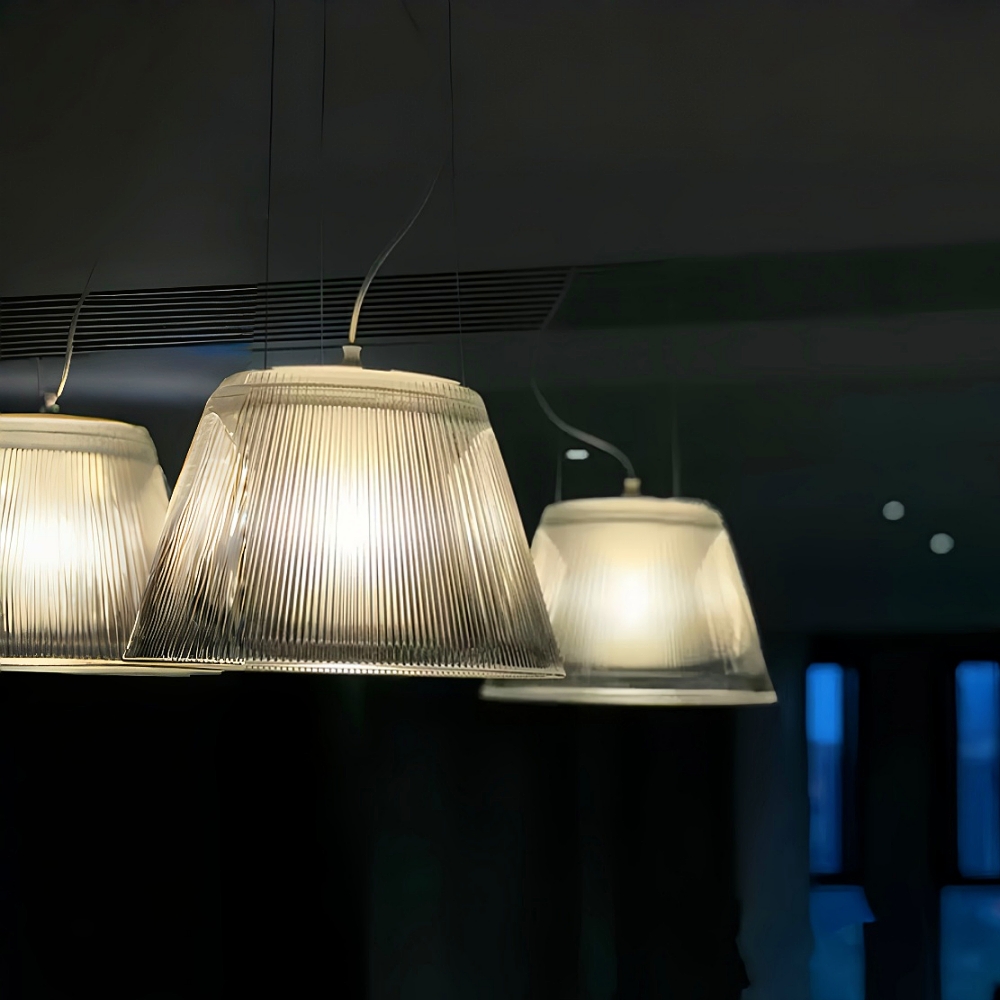 Italian Modern Glass Pendant Light Restaurant Bar Counter Decor Lighting