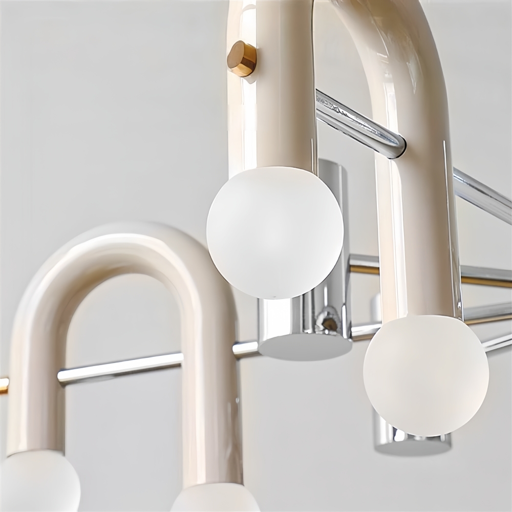 Nordic Modern Minimalist Multi-Head Pendant Light Living Room Main Fixture