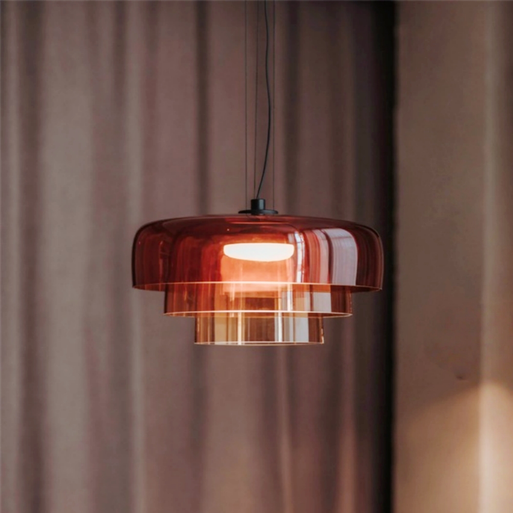 Nordic Style Sleek Minimalist Design Glass Pendant Light