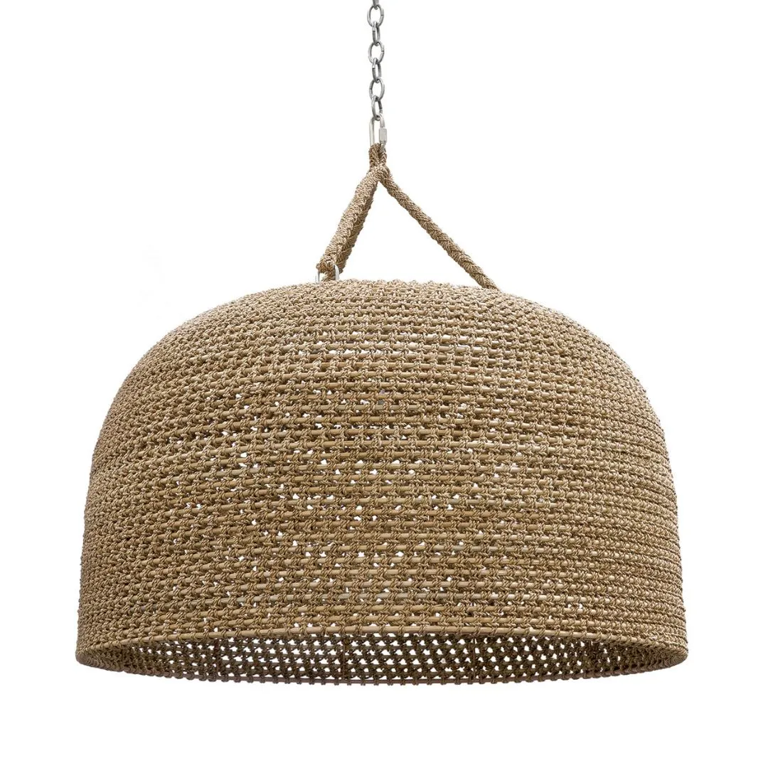 Japanese Wabi-sabi Restaurant Rope Pendant Light