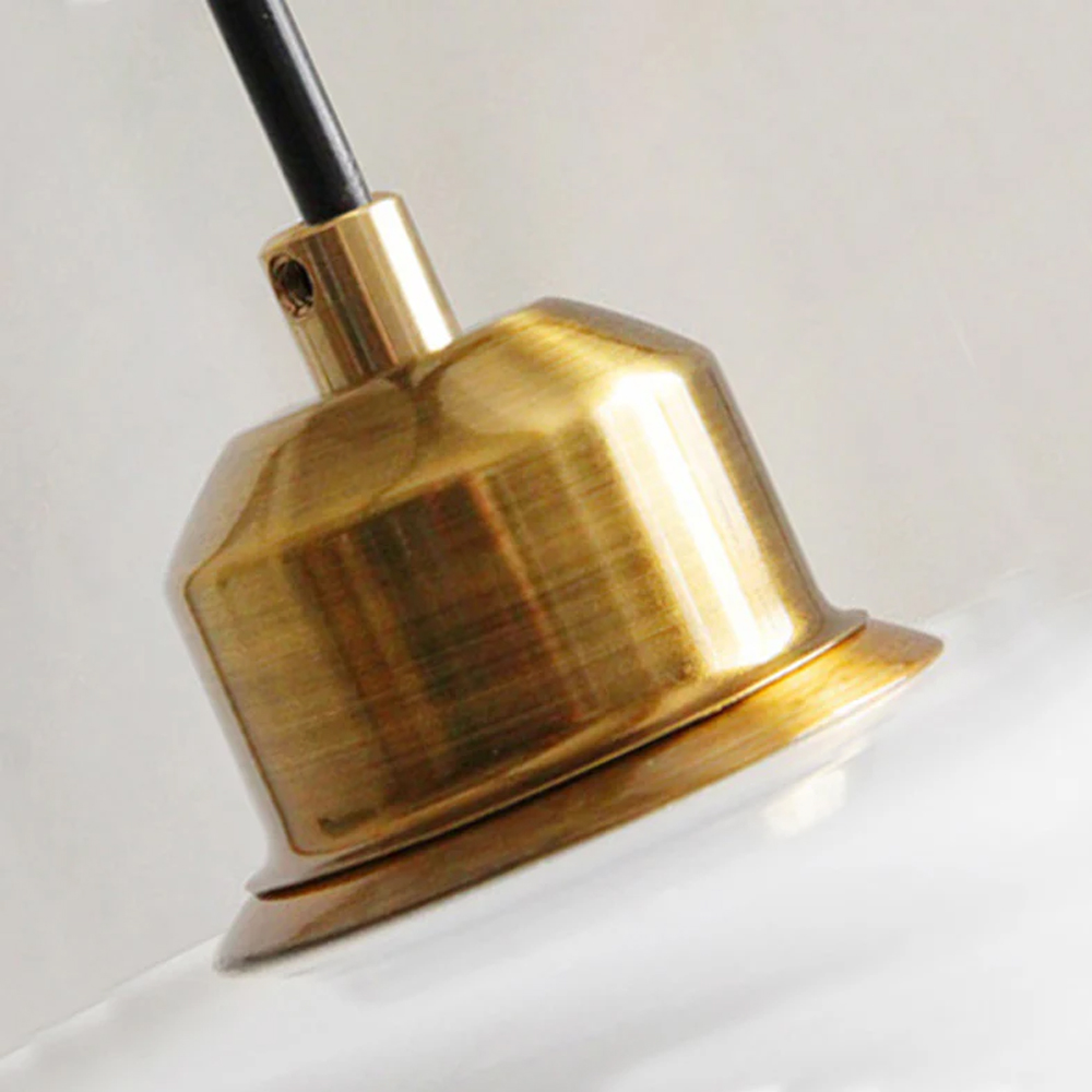 Mid-century Modern Glass Chandelier Multi-Layered Milk White Pendant Light