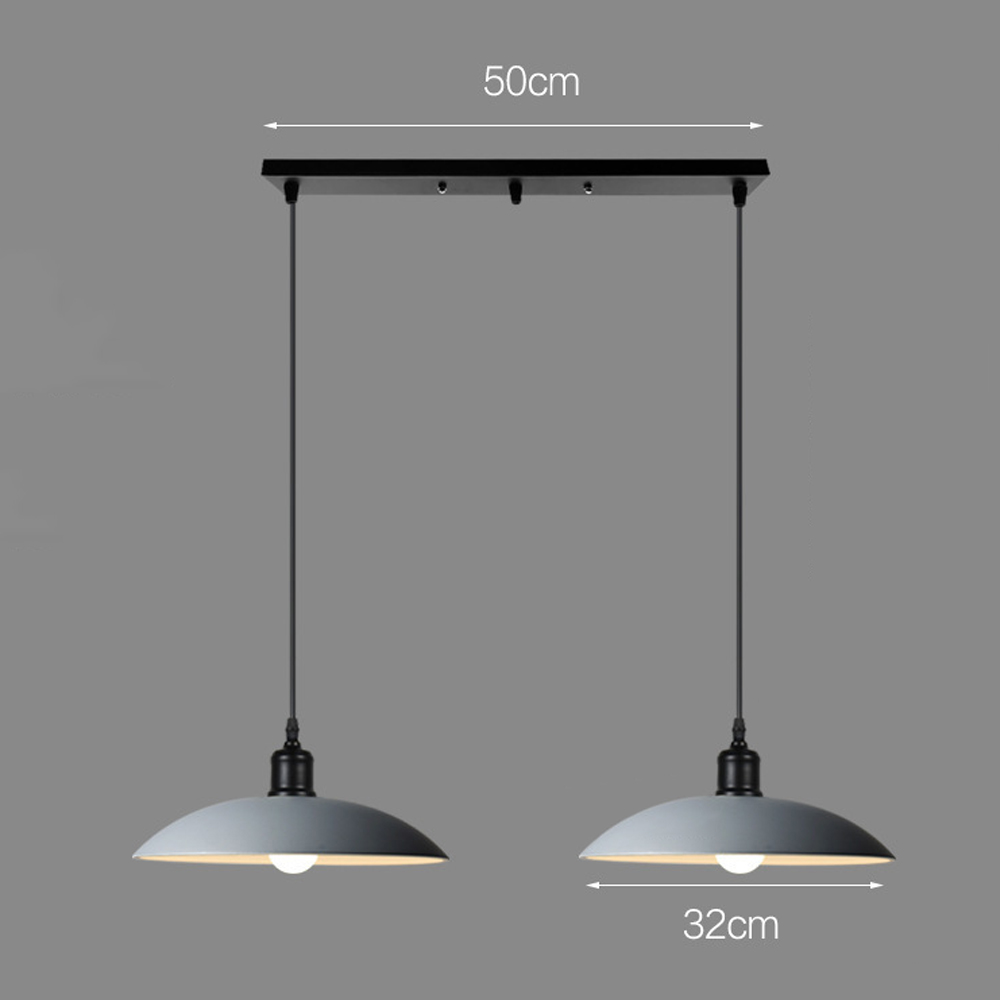 Simple Dining Table Chandelier Creative Loft American Single Head Bar Metal Pendant Lamp