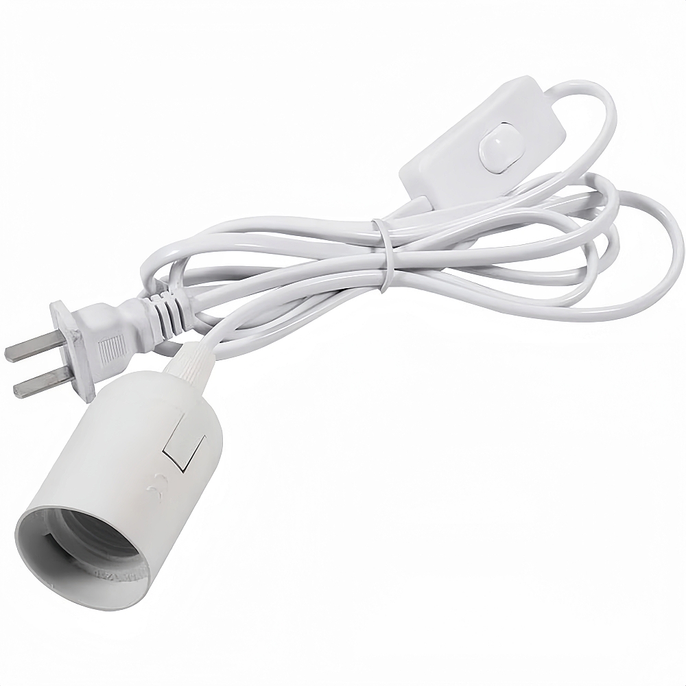 E26 Lamp Holder plug-in cord With Switch