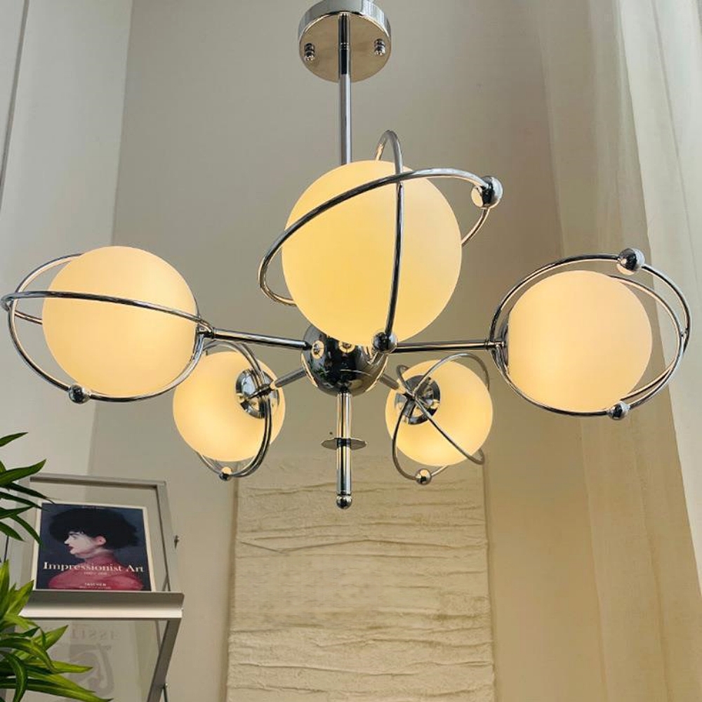 Bauhaus Space Element Glass Pendant Living Room Magic Bean Lighting Fixture