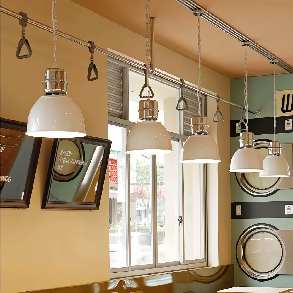 Vintage Industrial Iron Pndant Light Restaurant Dining Area Statement Lighting