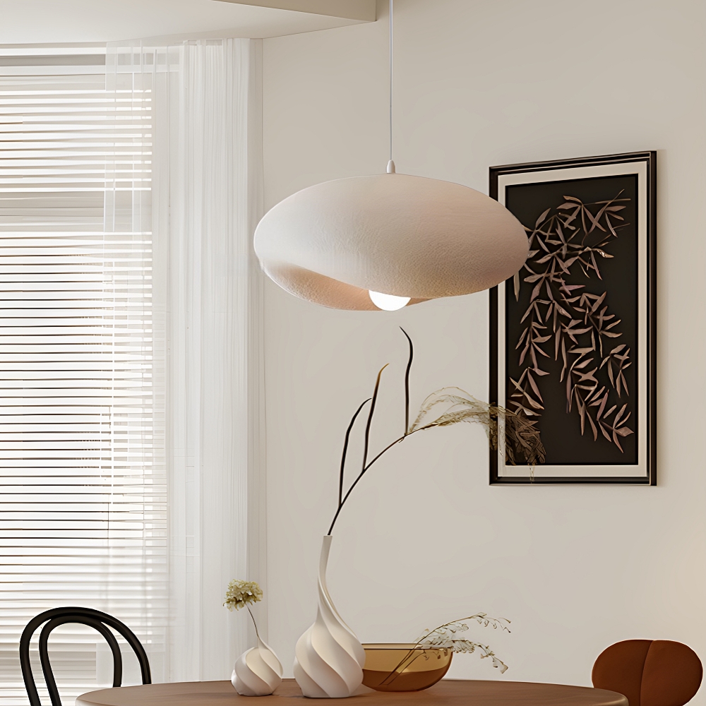 French Minimalist Resin Pendant Light Personalized Creative Design for Living/Dining Room