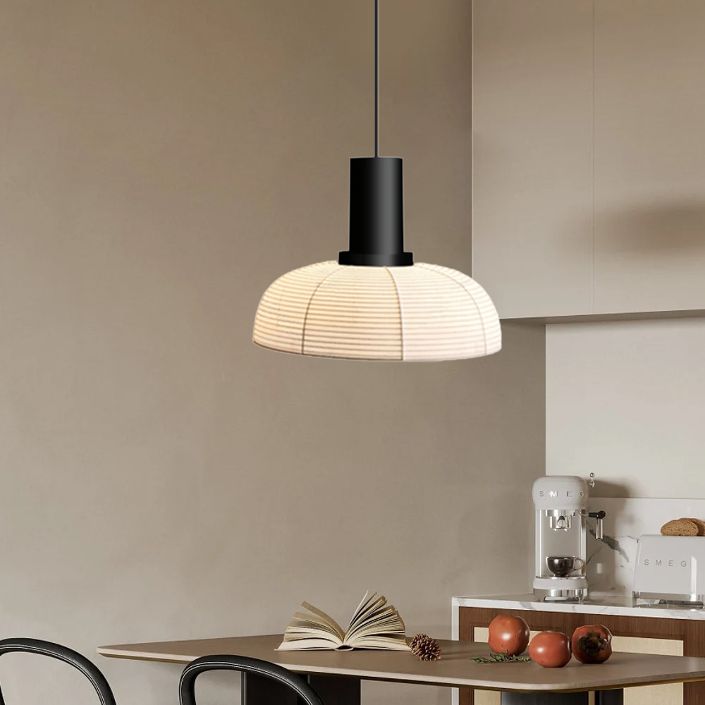 Japanese Wabi-Sabi Fabric Pendant Lights