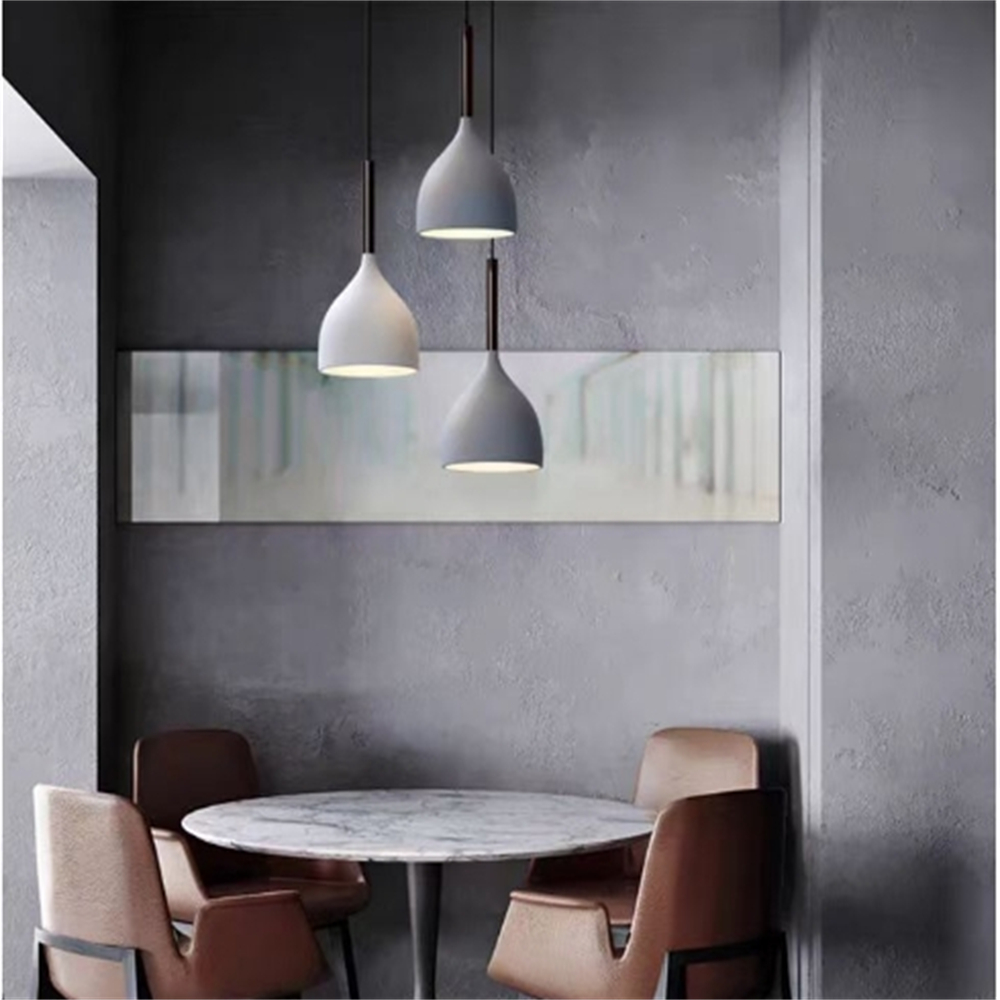 Nordic Wrought Iron Baking Paint Pendant Light