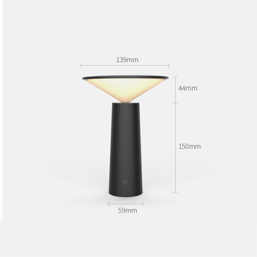 LED Portable Bedside Night Light Nordic Simple Atmosphere Table Lamp USB Charging