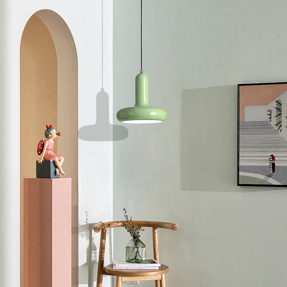 Bauhaus Restaurant Small Metal Chandelier Designer Three-head Dining Table Bar Lamp