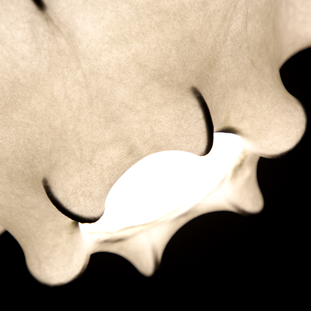 Retro Wabi-sabi Style Dining Room Hanging Lamp Art Imitation Silk Chandelier