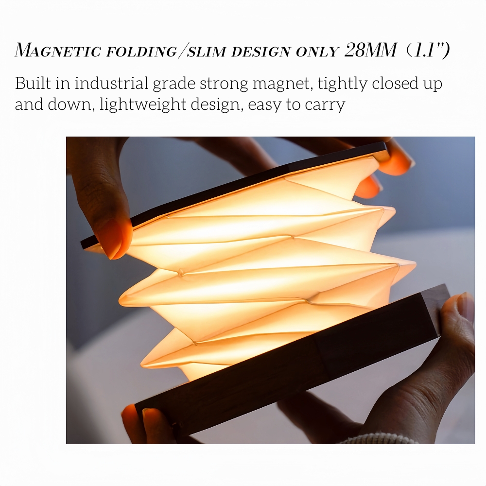 Starry Folding Paper Night Light Creative Gift Table Light