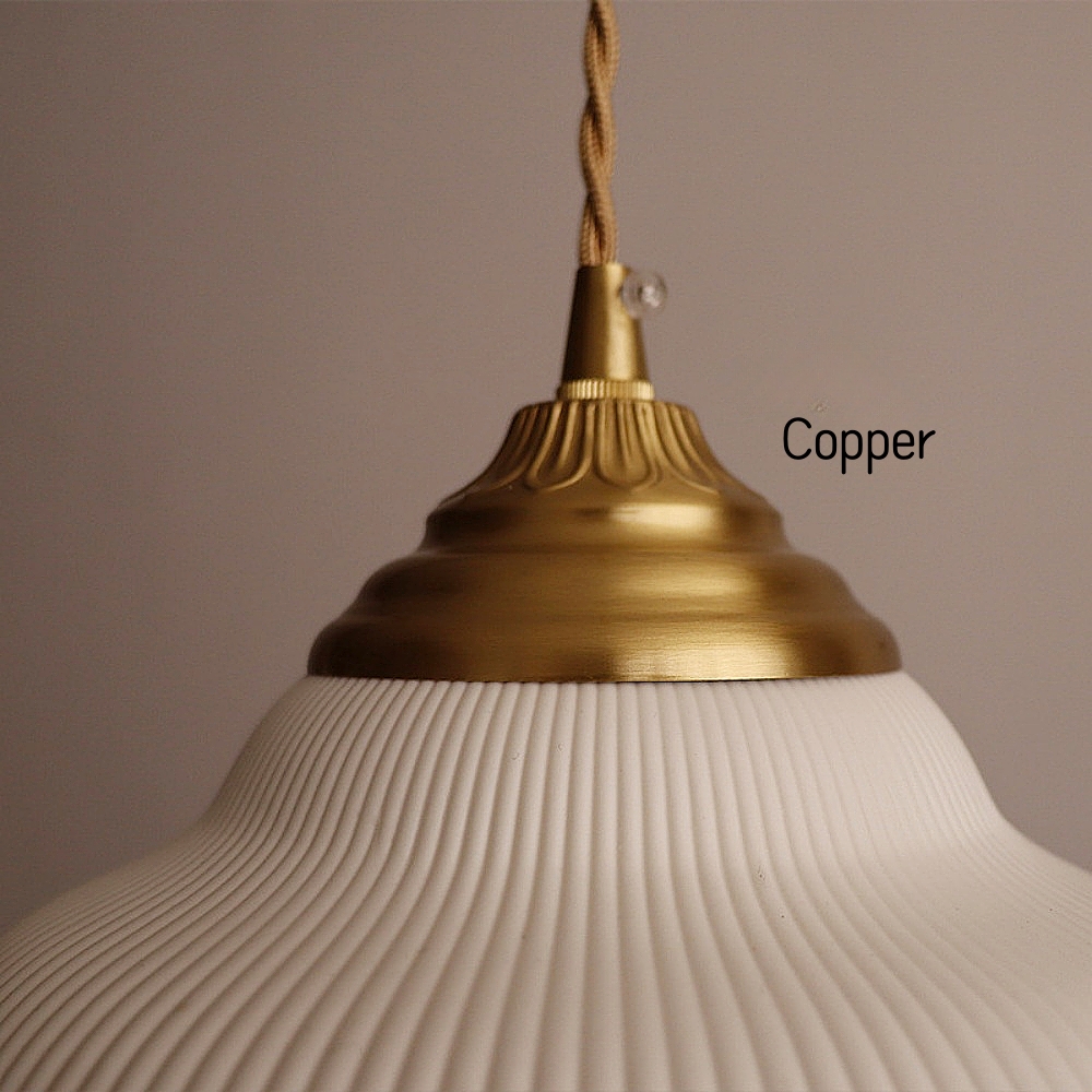 Modern bedroom bedside lamp minimalist and creative circular glass chandelier