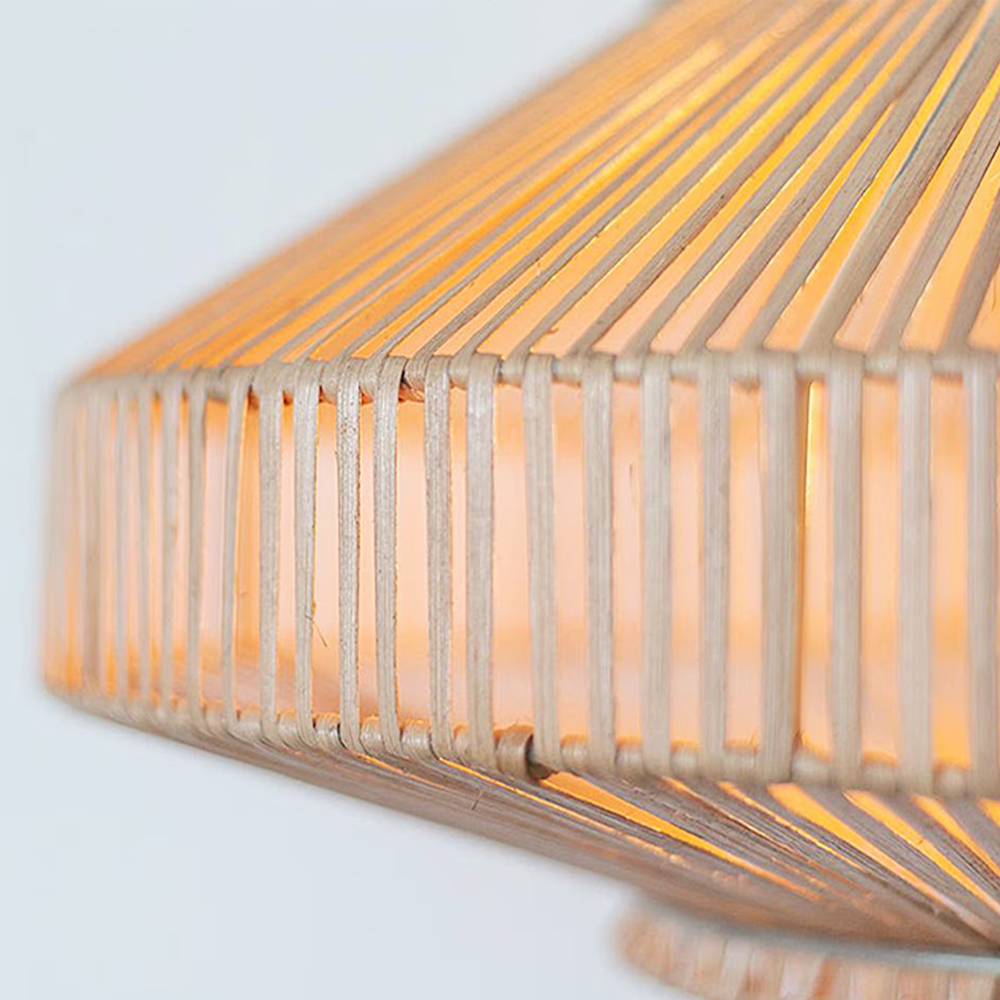 Southeast Asia Extra Large Retro Rattan Chandelier For Homestay