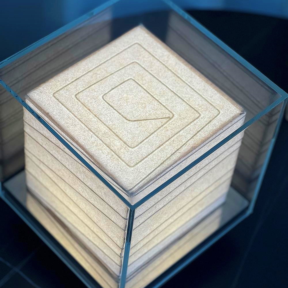 Japanese Minimalist Creative Bedroom Hallway Glass Wall Lamp