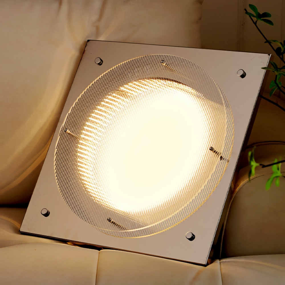 French Bauhaus Entrance Foyer Ceiling Light 