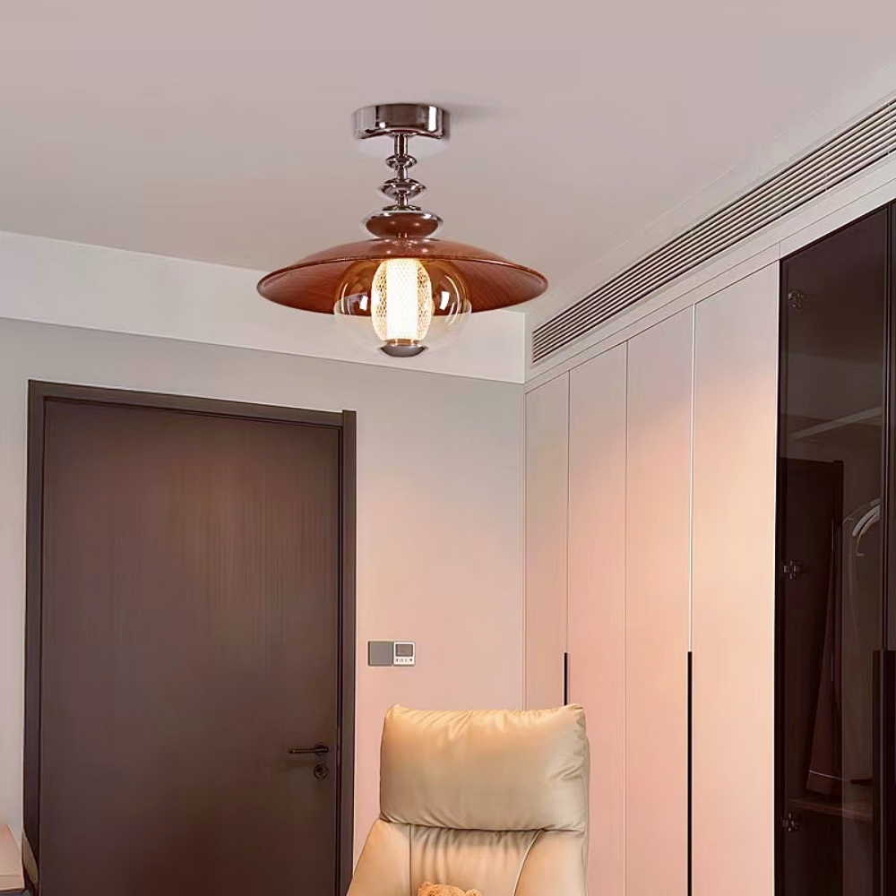 Retro Bauhaus Corridor Ceiling Light