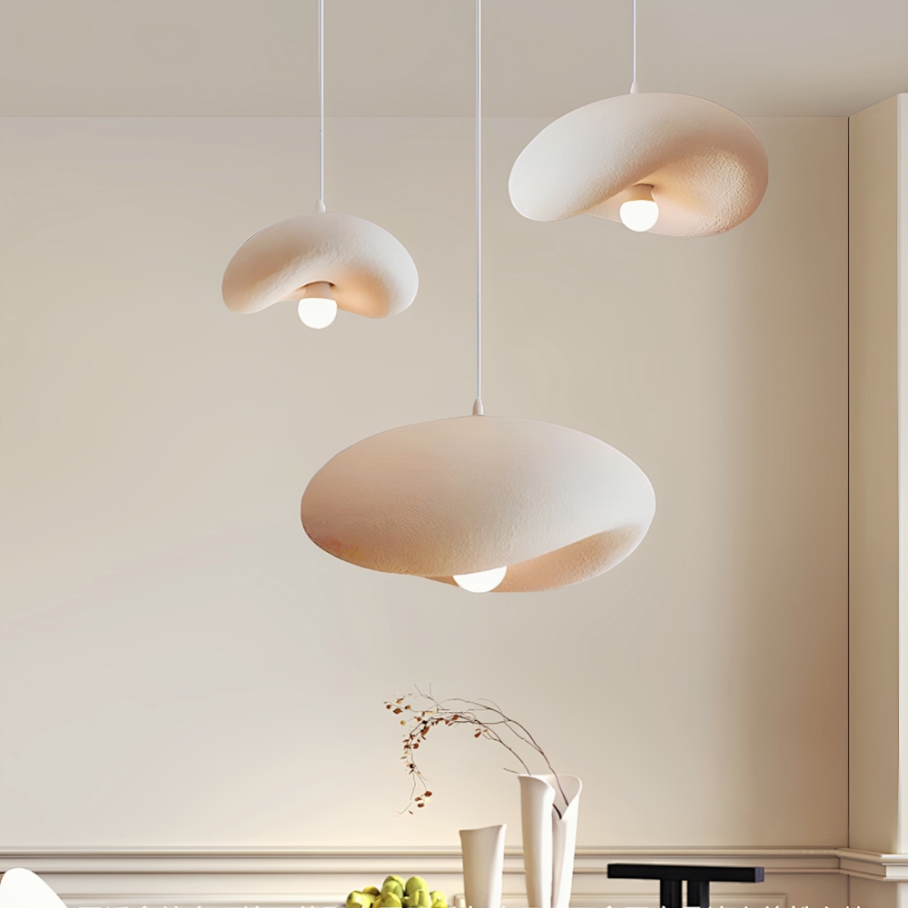 French Minimalist Resin Pendant Light Personalized Creative Design for Living/Dining Room