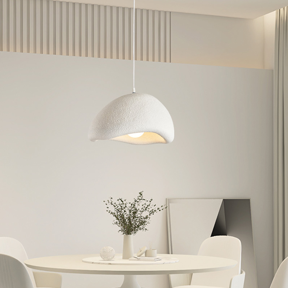 Nordic Designer Resin Pendant Light French Cream Style Modern Living Room Chandelier
