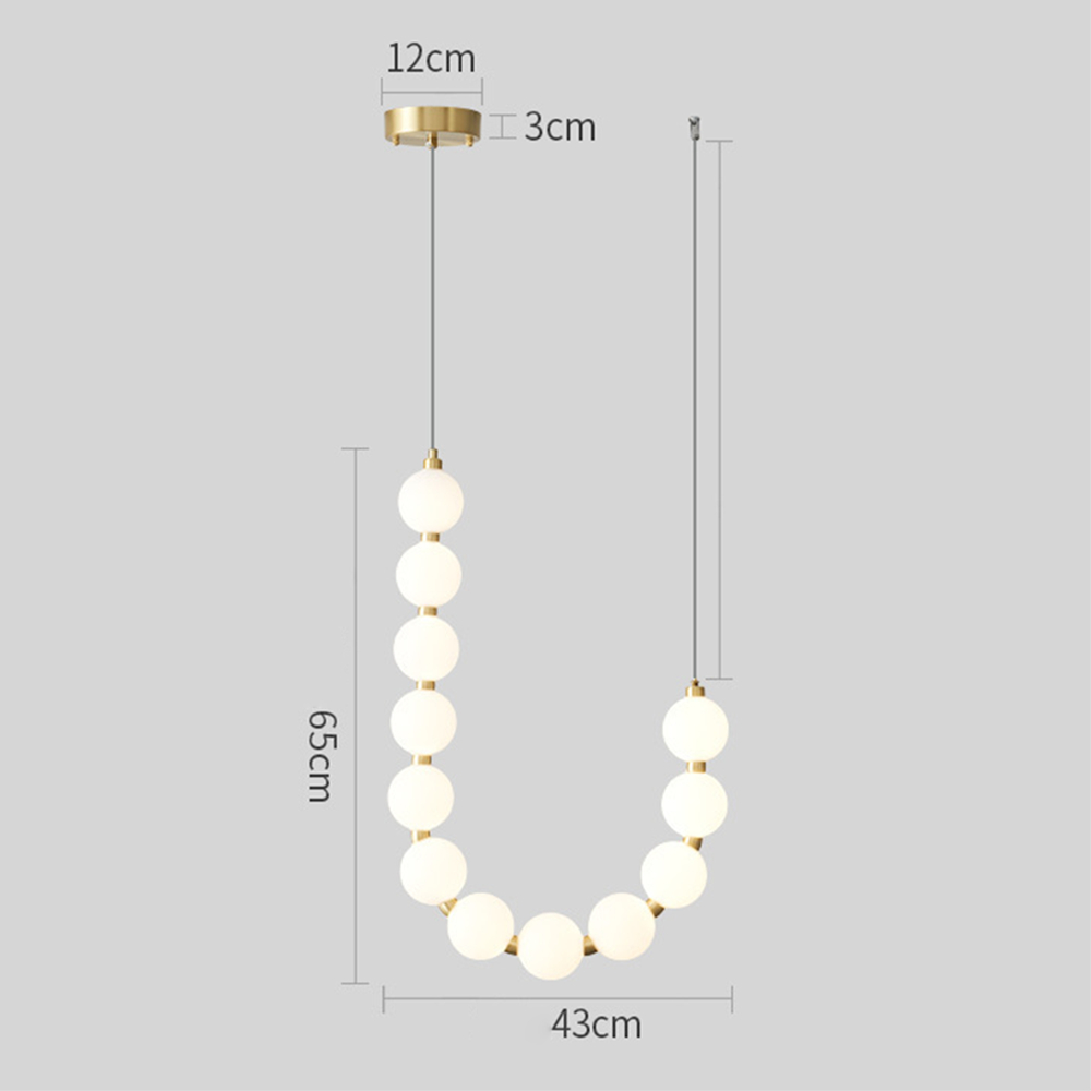 French Modern Creative Pearl Style Chandelier