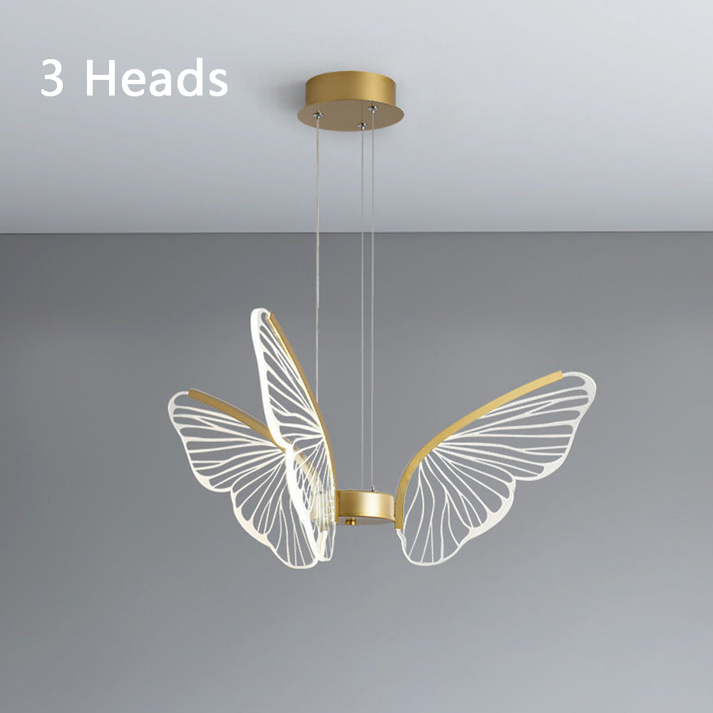 Luxury Postmodern Butterfly Chandelier Living Room Nordic Style Pendant Light