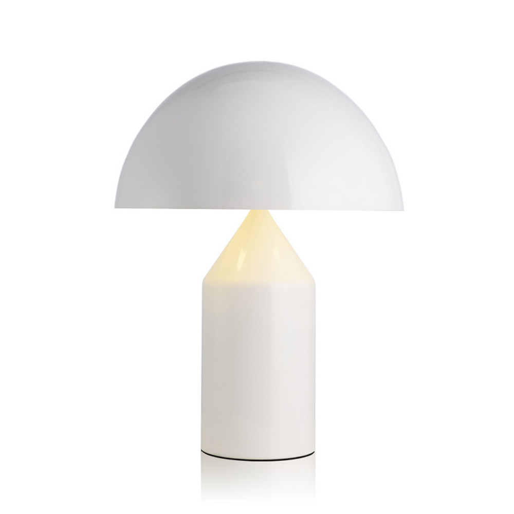 Nordic Luxury Creative Designer Mushroom Table Lamp Simple Metal Bedroom Bedside Lamp