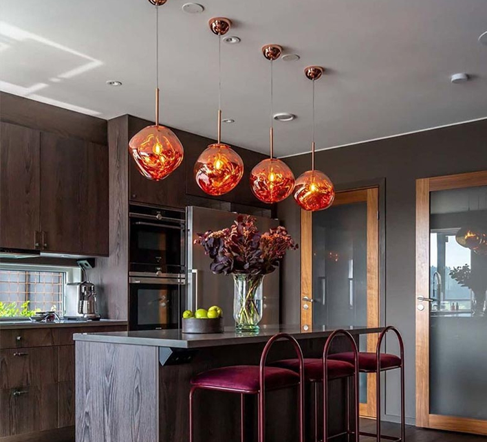 Designer Lava Chandelier Villa Loft Duplex Stairwell Pendant Light Apartment Living Room Empty Luxury Restaurant Lamp