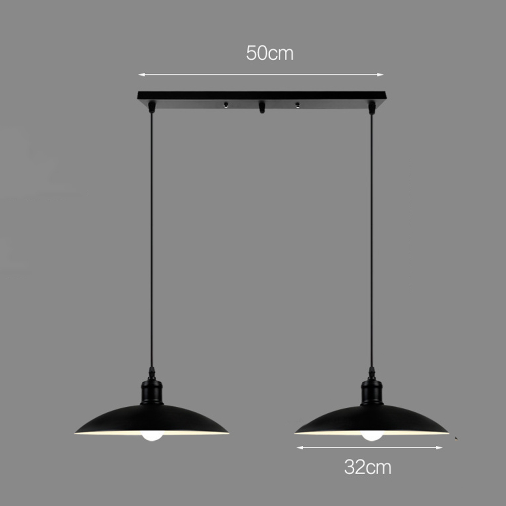 Simple Dining Table Chandelier Creative Loft American Single Head Bar Metal Pendant Lamp
