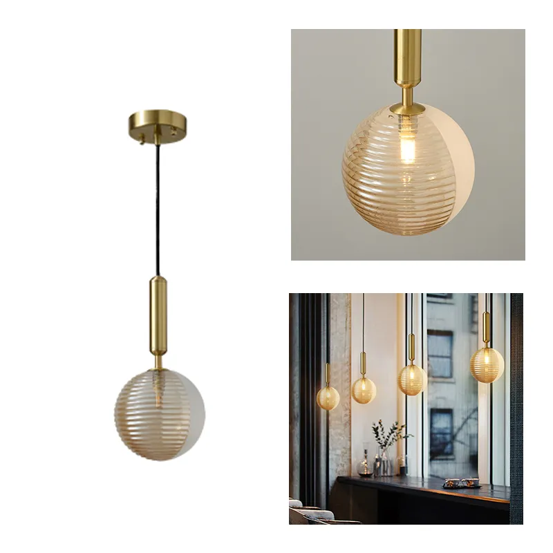 Simple Nordic Glass Bubble Chandelier