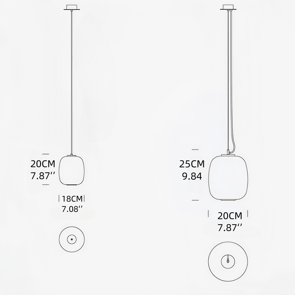 Outdoor Waterproof Pendant Lamp Courtyard Garden Decoration Lighting