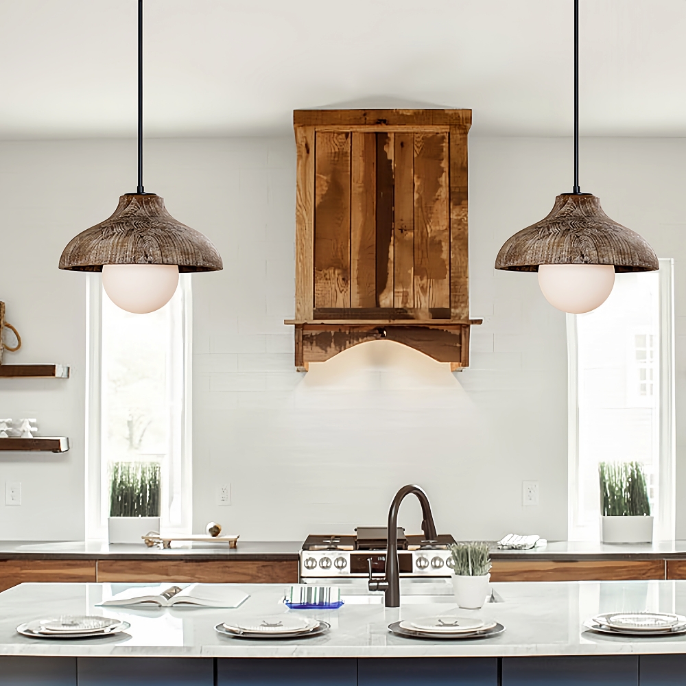 Vintage Light Fixtures Japanese-style Resin Pendant Light