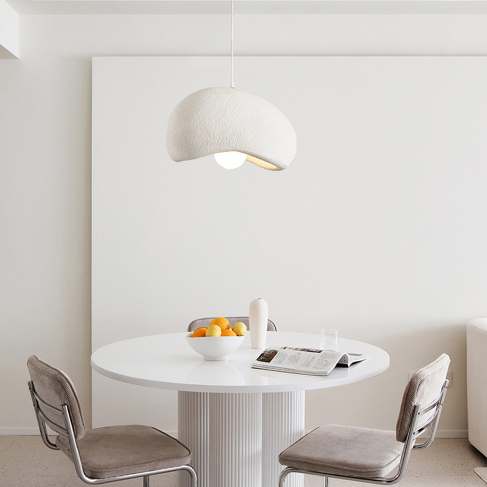 Nordic Designer Resin Pendant Light French Cream Style Modern Living Room Chandelier