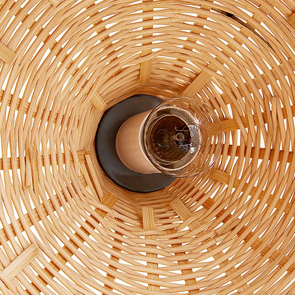 Wabi-Sabi Zen Creative Lighting Handmade Rattan Chandelier